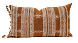 LUMBAR RUST BROWN WOOL PILLOW COVER - Krinto.com