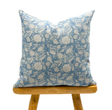 LEYLA IN DENIM BLUE PILLOW COVER - Krinto.com