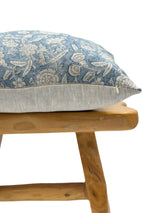 LEYLA IN DENIM BLUE PILLOW COVER - Krinto.com