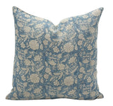 LEYLA IN DENIM BLUE PILLOW COVER - Krinto.com
