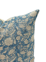 LEYLA IN DENIM BLUE PILLOW COVER - Krinto.com
