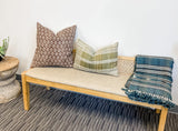 JASMIN IN RUST TERRA COTTA FLORAL PILLOW COVER - Krinto.com