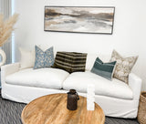 LEYLA IN DENIM BLUE PILLOW COVER - Krinto.com