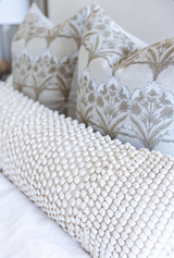 VISTA IN TAN BEIGE PILLOW COVER - Krinto.com