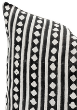 Geometric Print on Natural Linen Pillow Cover - Krinto.com