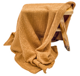 Oversized Linen Cotton Waffle Throw Blanket - Krinto.com