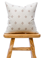 White and tan Dot Hmong Pillow Cover - Krinto.com