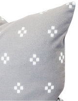 Blue Grey and White Dot Hmong Pillow Cover - Krinto.com