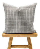 Black and cream Stripes Textured Pillow Cover - Krinto.com
