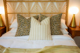 KALAMKARI OLIVE AND MJUSTARD PILLOW COVER - Krinto.com