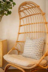 BRINDILLE IN NAVY BLUE PILLOW COVER - Krinto.com