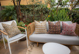 KALAMKARI OLIVE AND MJUSTARD PILLOW COVER - Krinto.com