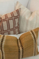 LUMBAR TAN INDIAN WOOL PILLOW COVER - Krinto.com