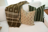 RITA IN PISTACHIO/SAFFRON PILLOW COVER - Krinto.com