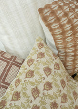 IRA IN TAN BEIGE PILLOW COVER - Krinto.com