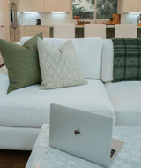 Rustic Solids in Olive Green Pillow Cover - Krinto.com