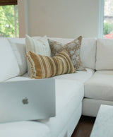 POINSETTIA IN CHALK/BEIGE PILLOW COVER - Krinto.com