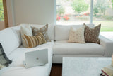 POINSETTIA IN CHALK/BEIGE PILLOW COVER - Krinto.com