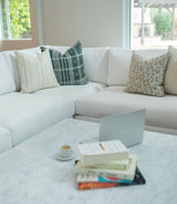 GREY GREEN AND WHITE VINTAGE INDIAN WOOL PILLOW COVER - Krinto.com