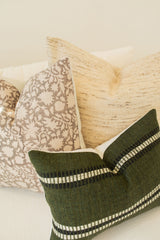 Magnolia Beige Grey Pillow Cover - Krinto.com