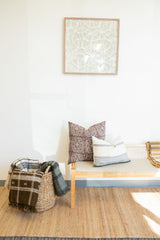 Lumbar Indian Wool Pillow Cover, - Krinto.com