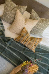 ALINA IN SAGE GREEN PILLOW COVER - Krinto.com