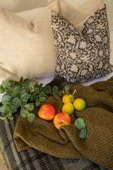 Louise in Black Pillow Cover - Krinto.com