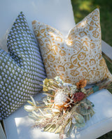 VIRGINIA IN Green Floral Pillow Cover - Krinto.com