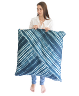 Designer Indigo floor pillow - Krinto.com