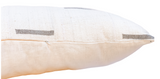 Grey Lines on White Mudcloth Pillow Cover - Krinto.com