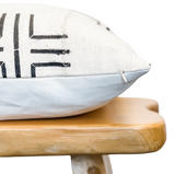 Cream White with Black Crosses Pillow Cover - Krinto.com