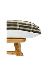 DARK BROWN WOOL EXTRA LONG PILLOW COVER - Krinto.com