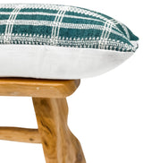 EXTRA LONG TEAL WOOL PILLOW COVER - Krinto.com