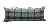 GREEN GREY WOOL EXTRA LONG PILLOW COVER - Krinto.com