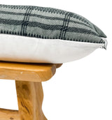 GREEN GREY WOOL EXTRA LONG PILLOW COVER - Krinto.com
