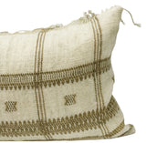 CREAM BEIGE WOOL EXTRA LONG PILLOW COVER - Krinto.com