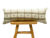 CREAM BEIGE WOOL EXTRA LONG PILLOW COVER - Krinto.com