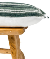 DARK OLIVE GREEN WOOL EXTRA LONG PILLOW COVER - Krinto.com