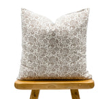 Raya in tan beige pillow cover - Krinto.com