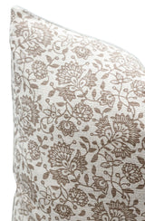 Raya in tan beige pillow cover - Krinto.com