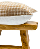 Agatha in warm tan pillow cover - Krinto.com