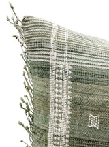LIGHT SAGE GREEN VINTAGE INDIAN WOOL PILLOW COVER - Krinto.com