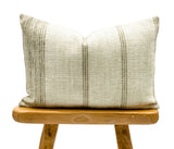 LUMBAR CREAM AND TAN INDIAN WOOL PILLOW COVER - Krinto.com