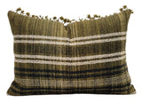 LUMBAR EARTHY BROWN WOOL PILLOW COVER - Krinto.com