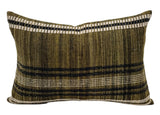 LUMBAR EARTHY BROWN WOOL PILLOW COVER - Krinto.com