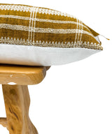 EXTRA LONG MUSTARD SAFFRON WOOL PILLOW COVER - Krinto.com