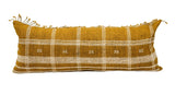 EXTRA LONG MUSTARD SAFFRON WOOL PILLOW COVER - Krinto.com