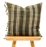 EARTHY BROWN WOOL PILLOW COVER - Krinto.com