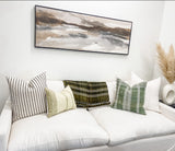 LIGHT SAGE GREEN VINTAGE INDIAN WOOL PILLOW COVER - Krinto.com