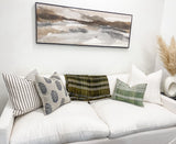 LUMBAR LIGHT GREEN INDIAN WOOL PILLOW COVER - Krinto.com